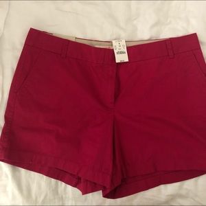 jcrew factory chino city fit shorts NWT size 14